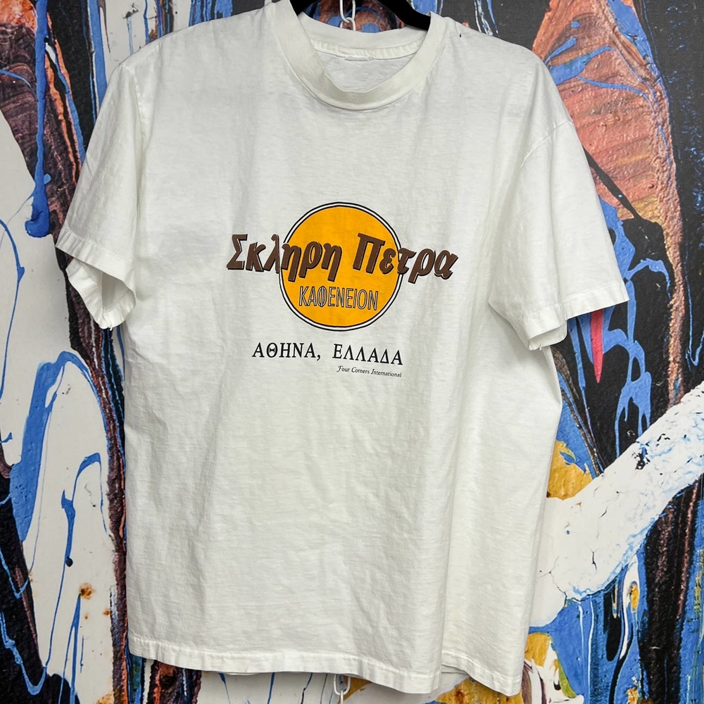Vintage Hard Rock Cafe Athens. Greece Single Stitch '90s t-shirt